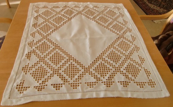 M684M Hardanger Tablecloth