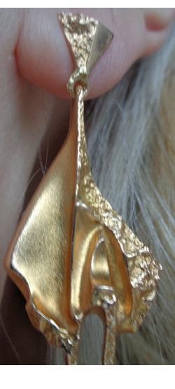 xxM1404M Earrings Lapponia gold 14k